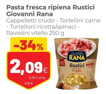 Coop Giovanni Rana Pasta fresca ripiena Rustic 250 g offerta