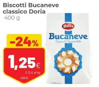 Coop Doria Biscotti Bucaneve classico 400 g offerta