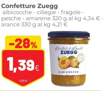 Coop Zuegg Confetture albicocche offerta
