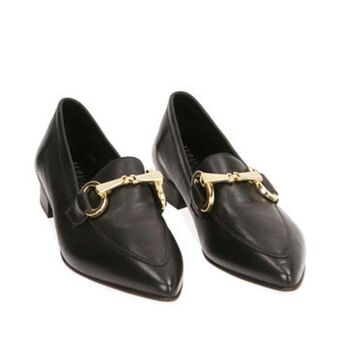 Primadonna Mocassini neri in pelle con staffa offerta