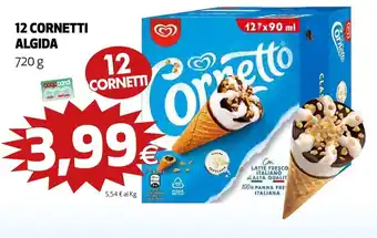 Coop Algida 12 Cornetti 720 g offerta