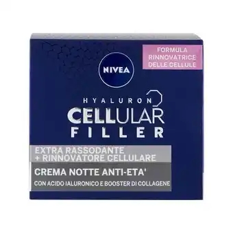 La Saponeria Nivea visage cellular filler anti age crema rass.notte 50 ml offerta