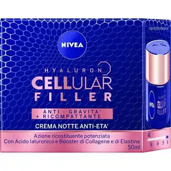 La Saponeria Nivea visage cellular filler anti gravita crema notte 50 ml offerta