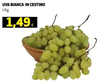 Coop Uva Bianca in Cestino 1 kg offerta