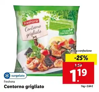 Lidl Freshona Surgelato Contorno grigliato 1 kg offerta