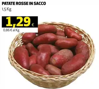 Coop Patate Rosse in Sacco 1,5 kg offerta