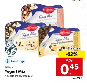 Lidl Milbona Yogurt Mix A scelta tra diversi gusti offerta