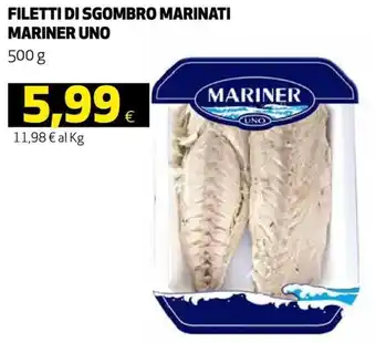 Coop Mariner Uno Filetti di Sgombro Marinati 500 g offerta