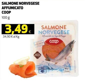 Coop Coop Salmone Norvegese Affumicato 100 g offerta