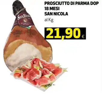 Coop San Nicola Prosciutto di Parma DOP 18 mesi offerta