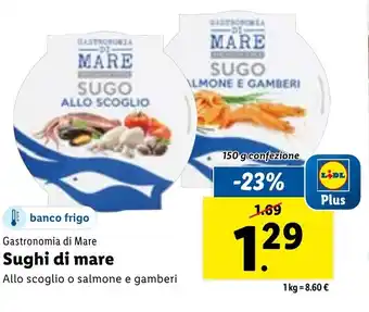 Lidl Gastronomia di Mare Sughi di mare 150 g confezione offerta