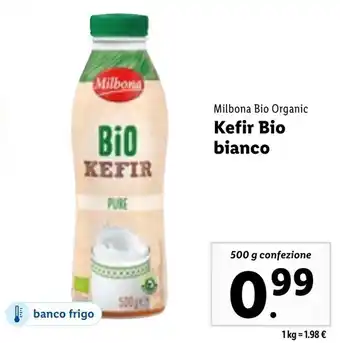 Milbona Bio Organic Kefir Bio bianco 500 g confezione