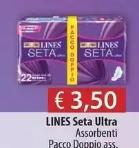 Acqua & Sapone Lines Seta Ultra Assorbenti Pacco Doppio offerta