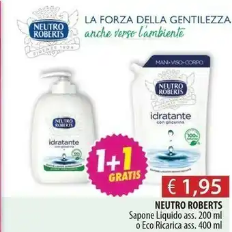 Acqua & Sapone Neutro Roberts Sapone Liquido offerta