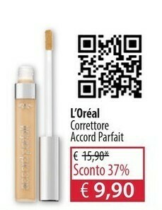 Acqua & Sapone L'Oreal Correttore Accord Parfait offerta