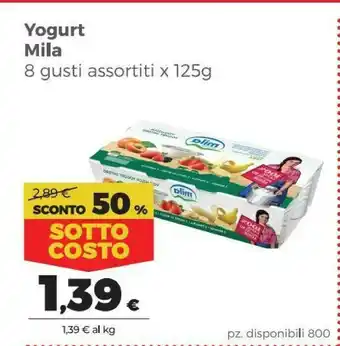 Coop Mila Yogurt Alla Pera offerta