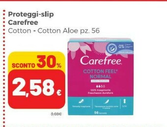 Coop Carefree Salvaslip offerta