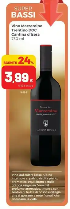 Coop Rubino Vino rosso offerta