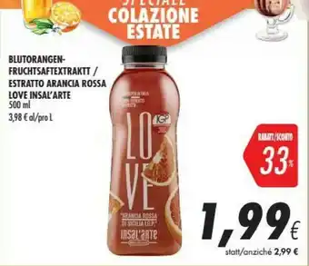 Coop Insal'arte Ortoromi Arancia Rossa Love offerta