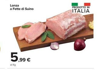 Carrefour Market Lonza A Fette Di Suino offerta