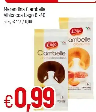 Famila Gastone lago elledi Le Crostatine All'Albicocca 240 G(ml) offerta