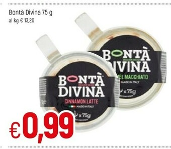 Famila Bonta Divina Cinnamon Latte offerta