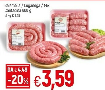 Famila Salamella / Luganega / Mix Contadina offerta