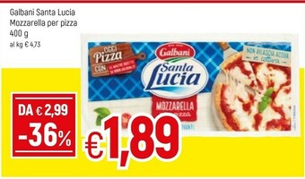 Famila Galbani Santa Lucia Mozzarella offerta