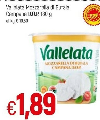 Famila Vallelata Mozzarella Di Bufala Campana Dop offerta