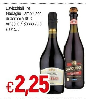 Cavicchioli Lambrusco Emilia Secco 750 G(ml)
