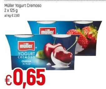 Famila Muller Yogurt Cremoso Vaniglia 250 G(ml) offerta