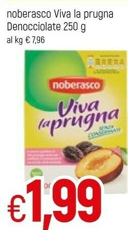 Famila Noberasco Viva La Prugna Denocciolate offerta