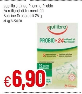 Famila Equilibra Linea Pharma Probio 24 Miliardi Di Fermenti 10 Bustine Orosolubili offerta