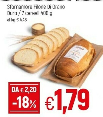 Famila Sfornamore Filone Di Grano Duro offerta