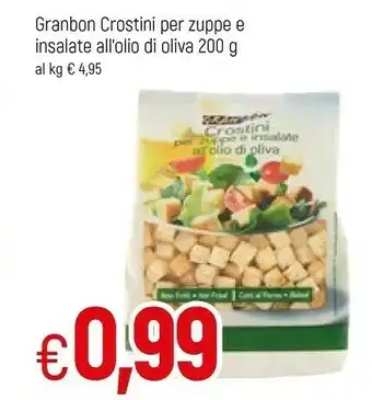 Famila Granbon Crostini Per Zuppe E Insalate All Olio Di Oliva offerta