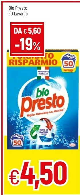Famila Presto Detersivo lavatrice offerta