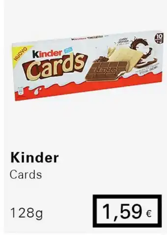 Iper Tosano Kinder Cards 128g offerta
