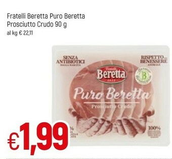 Famila Beretta Prosciutto Crudo offerta