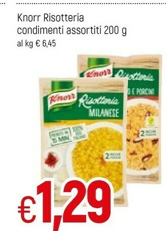 Famila Knorr Risotteria Condimenti offerta