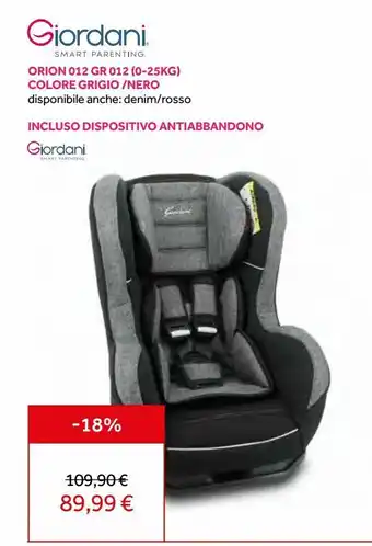 Seggiolino auto
