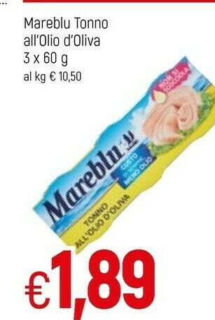 Famila Mareblu Tonno All'Olio D'Oliva offerta