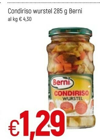 Famila Berni Conserve offerta
