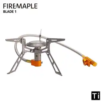 Fire maple titanium stufa fms-117t ultralight outdoor camping escursionismo stufe forno a gas da viaggio leggero bruciatori a