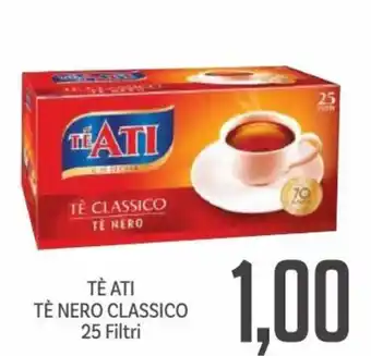 Supermercati Piccolo Tè Ati Tè Nero Classico 25 Filtri offerta