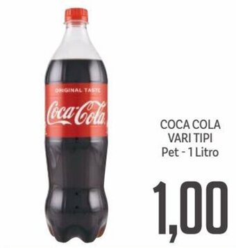 Supermercati Piccolo Coca Cola Vari Tipi Pet - 1 Litro offerta