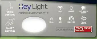 O.N. Hey Light Plafoniera Led Smart W-fi