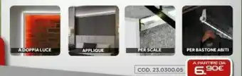 Profilo Adatto A Doppia Luce/ Applique/ Per Scale/ Per Bastone Abiti