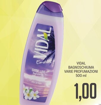 Supermercati Piccolo Vidal Bagnoschiuma Varie Profumazioni 500 ml offerta