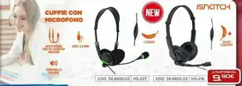 Gbc Isnatch Cuffie Con Microfono offerta