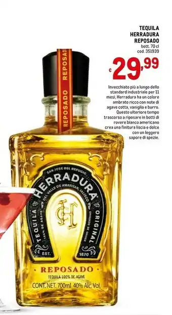 Metro Tequila offerta